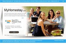 Tablet Screenshot of myhomestay.com